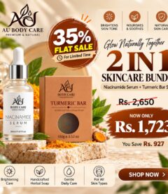 2 in 1 - Acne & Spot Correction Duo (Niacinamide Serum 30ml & Turmeric Bar Soap 100gm)